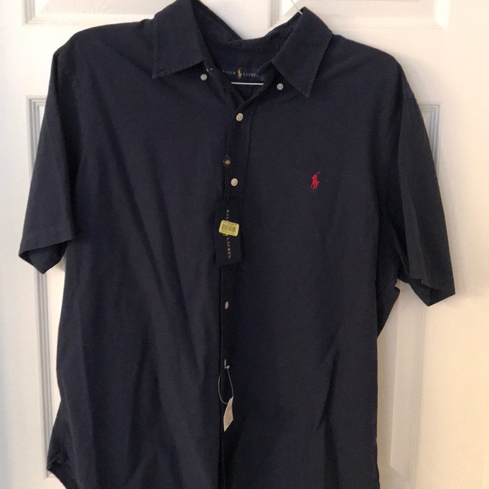 Ralph Lauren button down short sleeve shirt